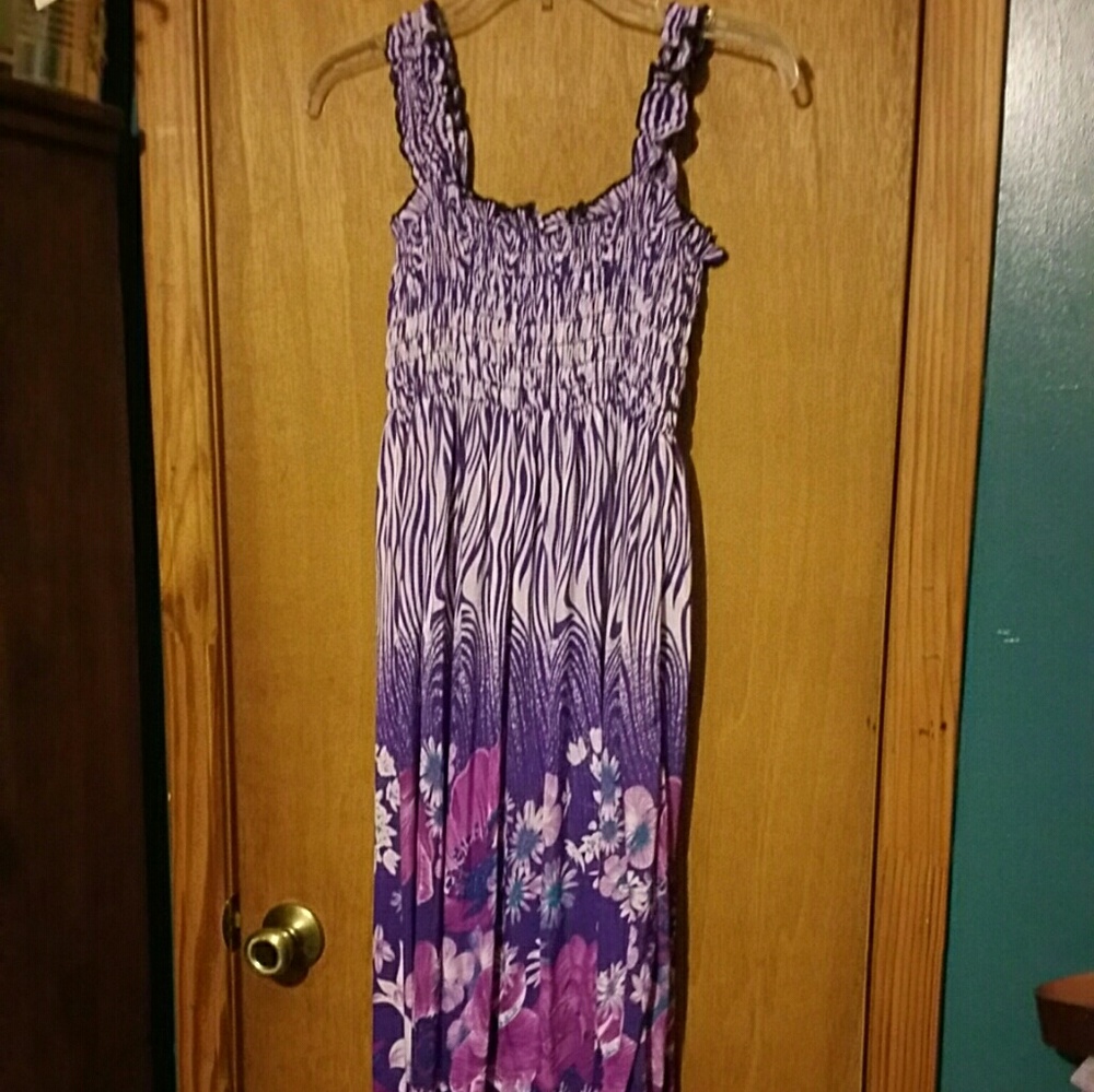 PURPLE SUMMER DRESS